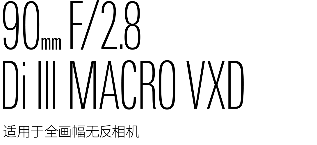 90mm F2.8 Di III MACRO VXD for full-frame mirrorless